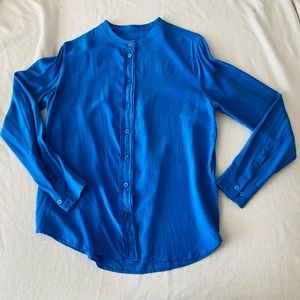 Equipment Silk Blouse, Medium, Bright Blue
